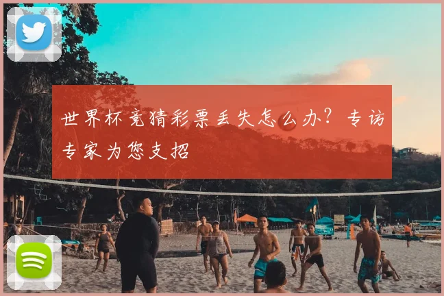 世界杯竞猜彩票丢失怎么办？专访专家为您支招